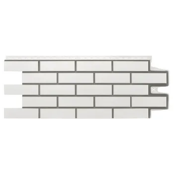 Цокольный Grand Line Клинкерный кирпич Design молочный со швом